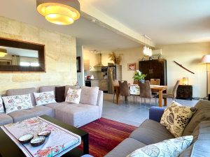 Pièce à vivre - Appartement sur les quais de Bordeaux Chartrons